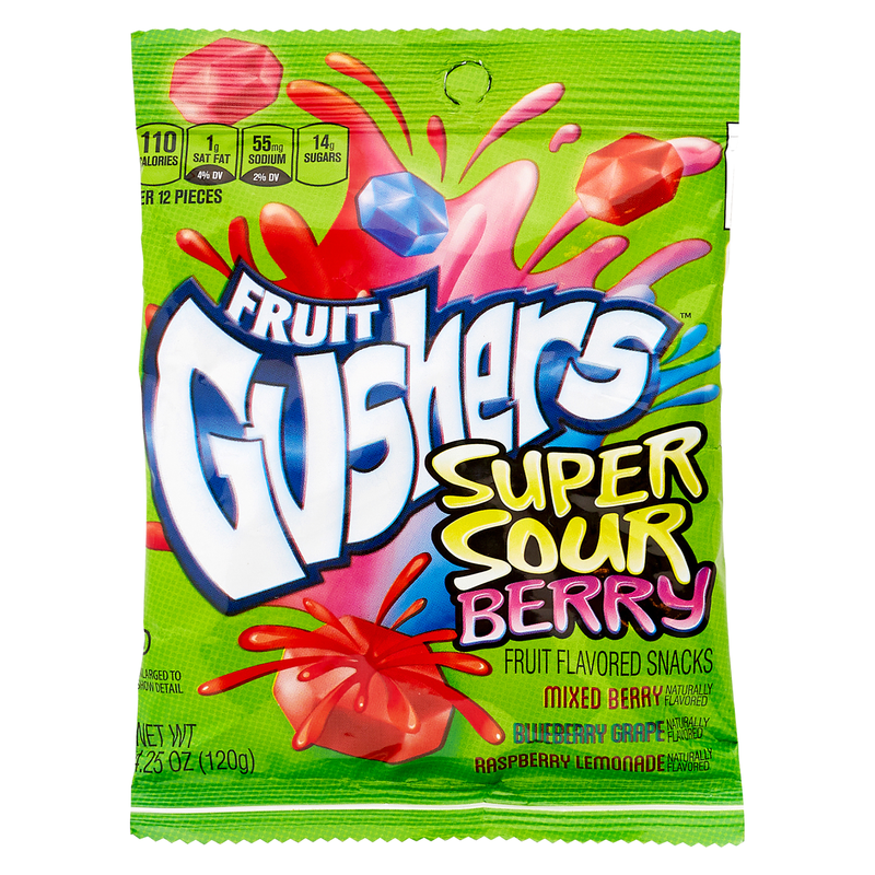 Fruit Gushers Super Sour Berry