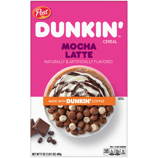 Post Dunkin'™ Mocha Latte Breakfast Cereal