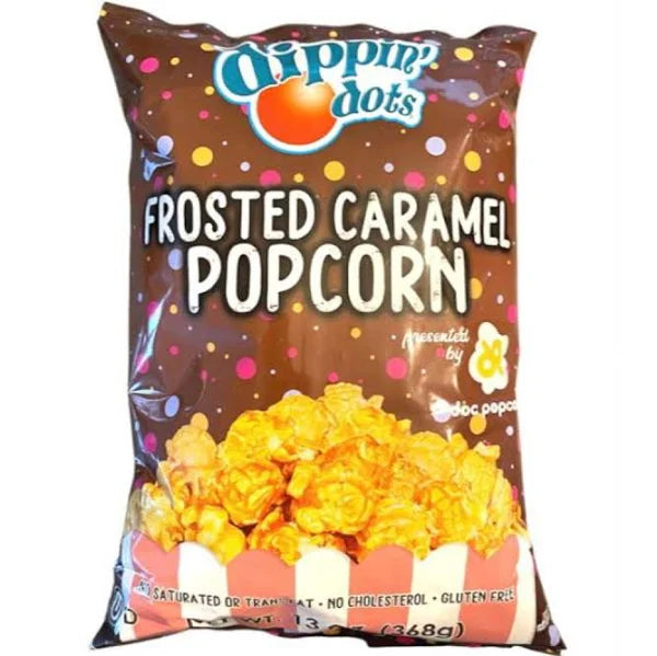 Dippin' Dots frosted Caramel Popcorn- 13oz